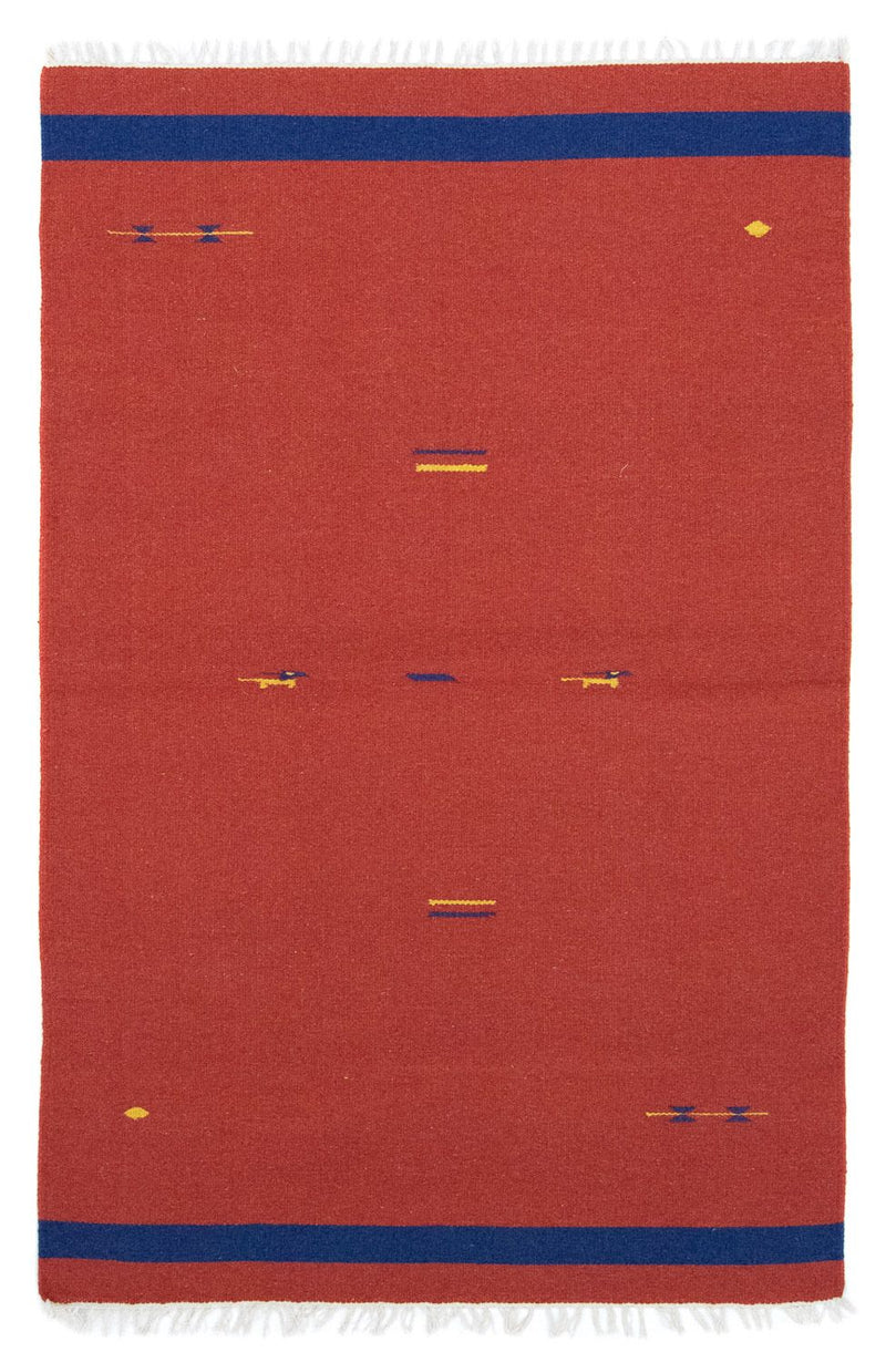 Alfombra Kelim - Tendencia - 180 x 120 cm - rojo
