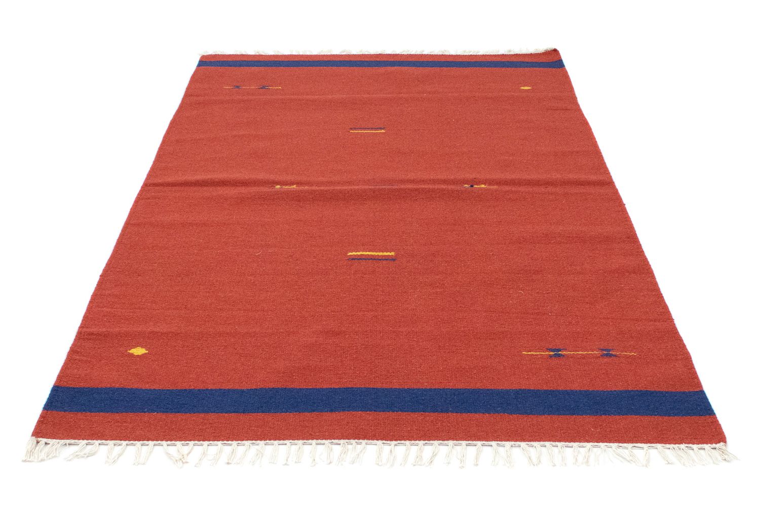 Alfombra Kelim - Tendencia - 180 x 120 cm - rojo