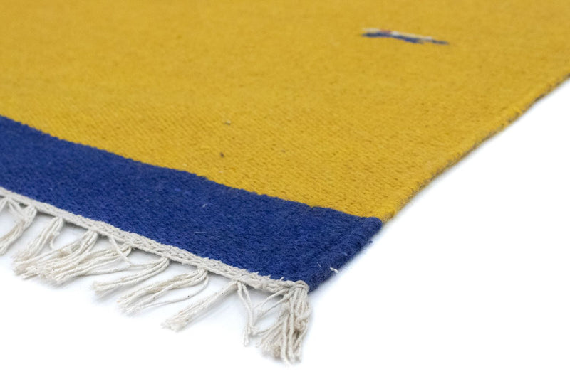 Alfombra Kelim - Tendencia - 180 x 120 cm - amarillo