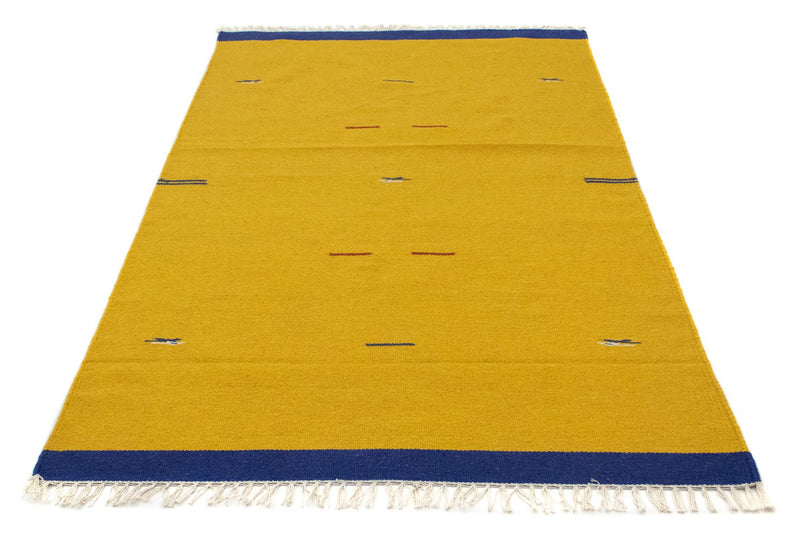 Alfombra Kelim - Tendencia - 180 x 120 cm - amarillo