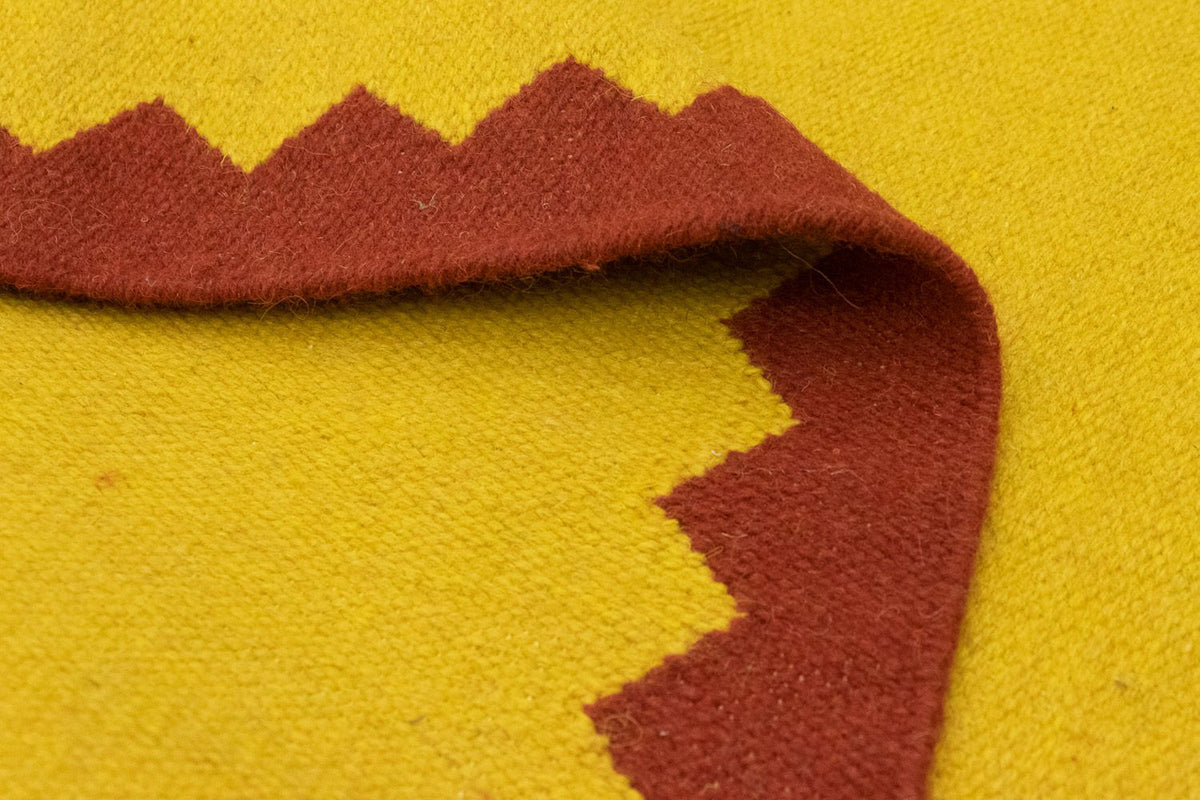 Alfombra Kelim - Tendencia - 180 x 120 cm - amarillo