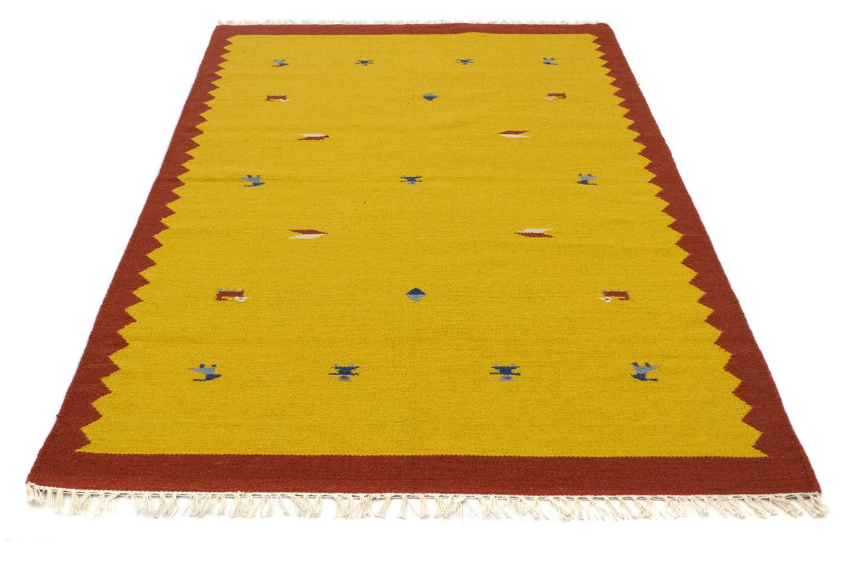 Alfombra Kelim - Tendencia - 180 x 120 cm - amarillo