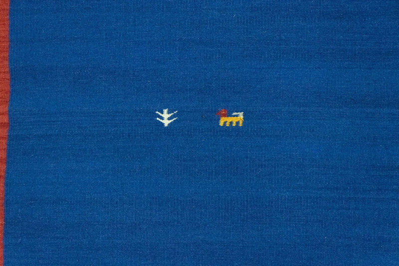 Alfombra Kelim - Tendencia - 180 x 120 cm - azul