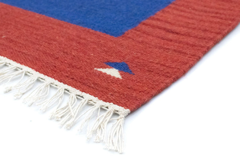Alfombra Kelim - Tendencia - 180 x 120 cm - azul