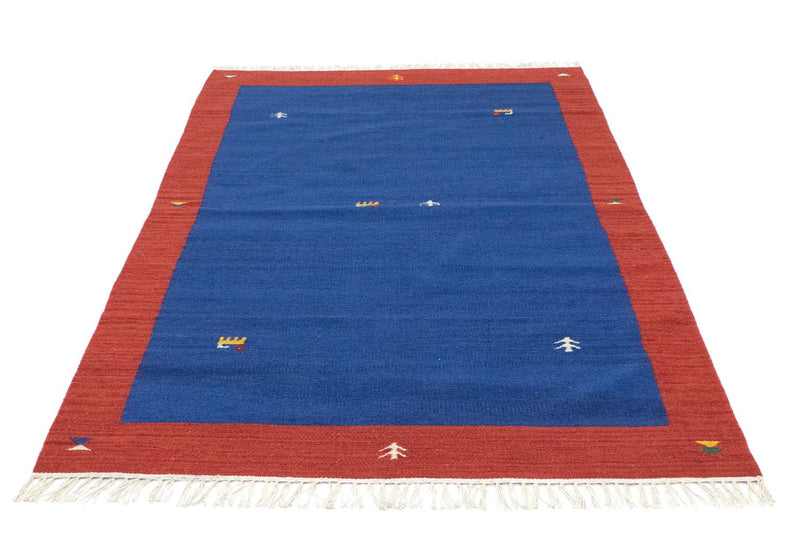 Alfombra Kelim - Tendencia - 180 x 120 cm - azul