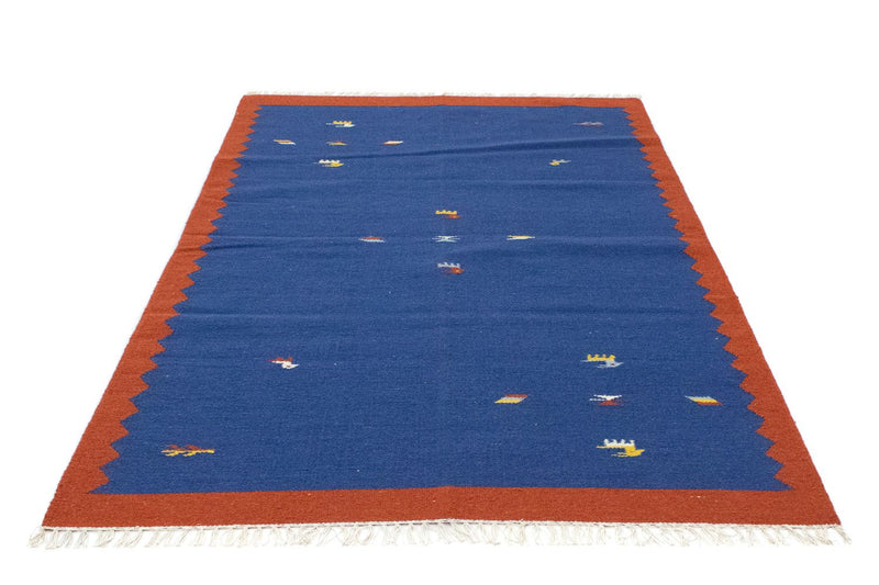 Alfombra Kelim - Tendencia - 180 x 120 cm - azul