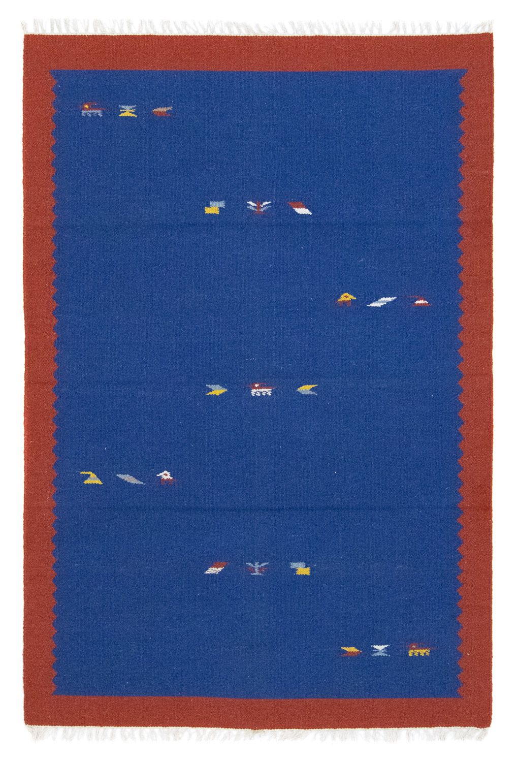 Alfombra Kelim - Tendencia - 180 x 120 cm - azul