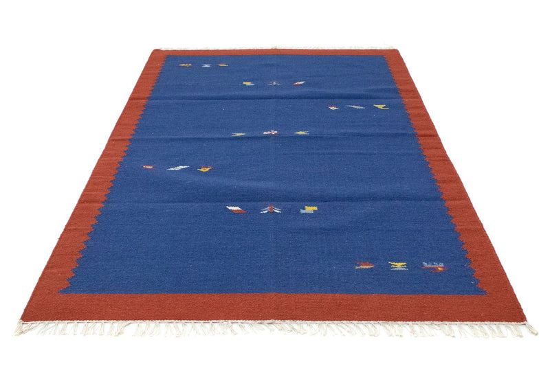 Alfombra Kelim - Tendencia - 180 x 120 cm - azul