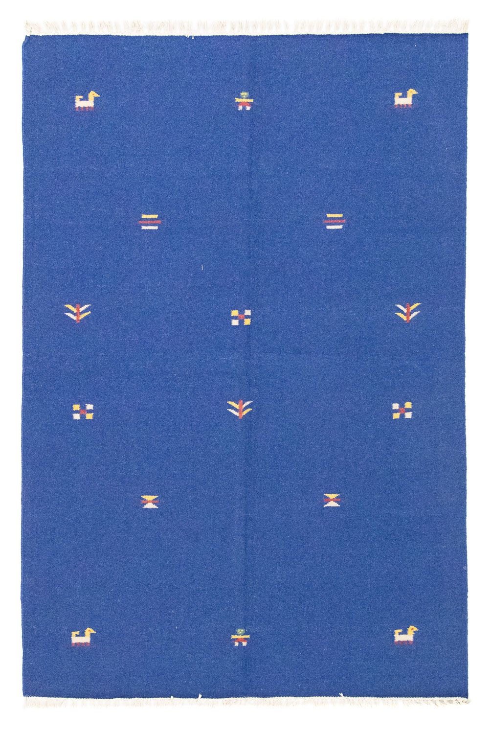 Alfombra Kelim - Tendencia - 200 x 140 cm - azul