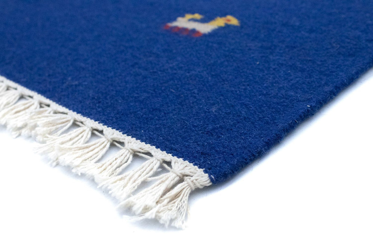 Alfombra Kelim - Tendencia - 200 x 140 cm - azul