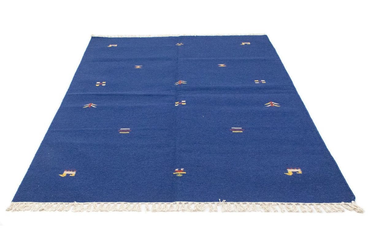 Alfombra Kelim - Tendencia - 200 x 140 cm - azul