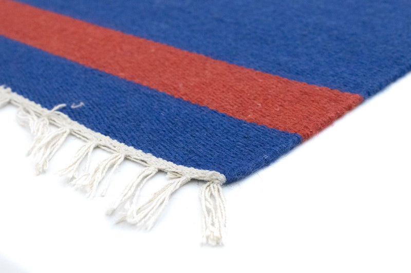 Alfombra Kelim - Tendencia - 200 x 140 cm - azul