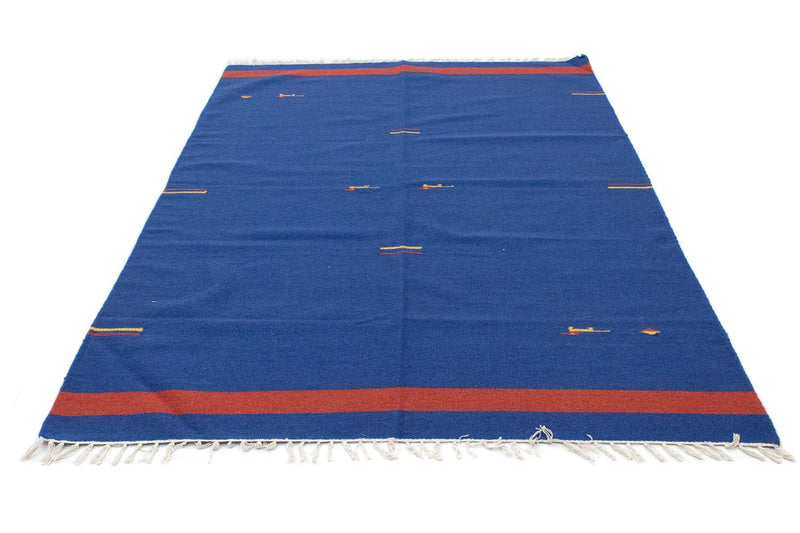 Alfombra Kelim - Tendencia - 200 x 140 cm - azul