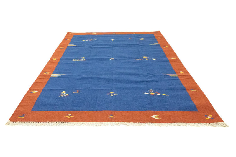 Alfombra Kelim - Tendencia - 300 x 200 cm - azul