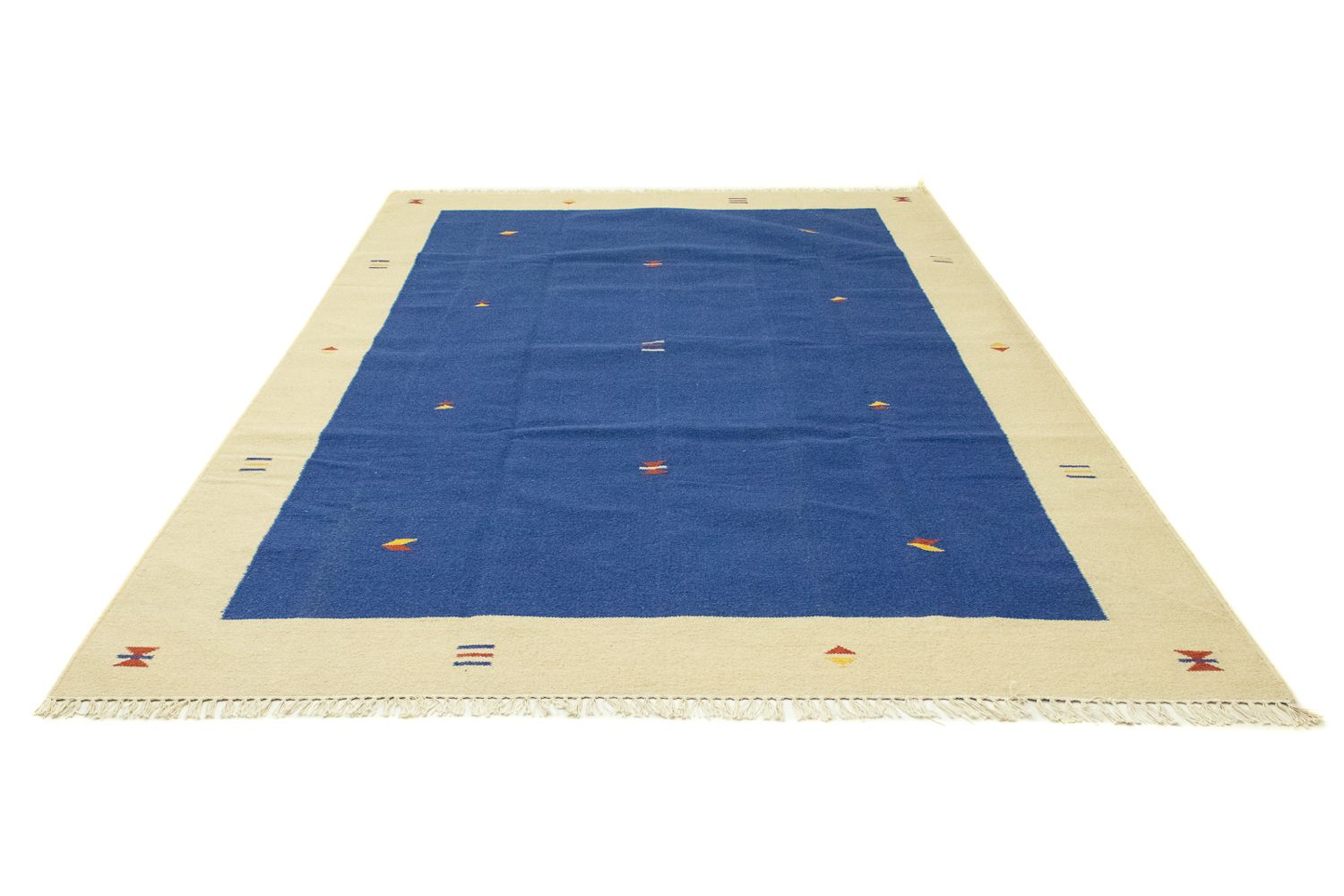 Alfombra Kelim - Tendencia - 300 x 200 cm - azul