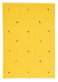Alfombra Kelim - Tendencia - 300 x 200 cm - amarillo