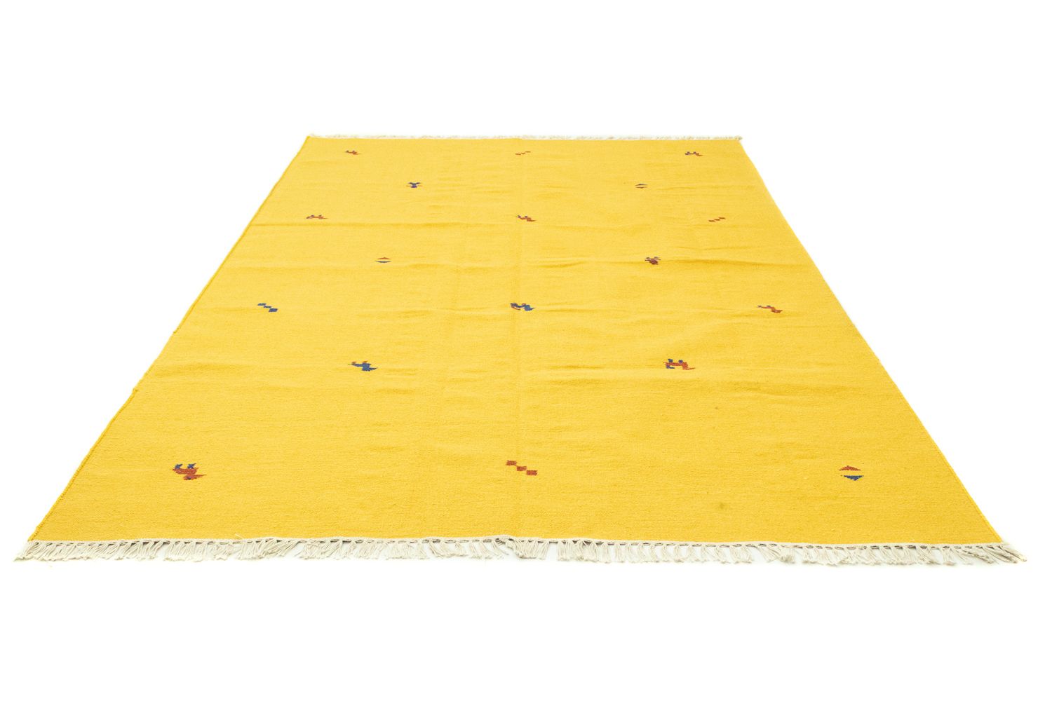 Alfombra Kelim - Tendencia - 300 x 200 cm - amarillo