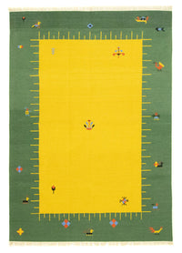 Alfombra Kelim - Tendencia - 300 x 200 cm - amarillo
