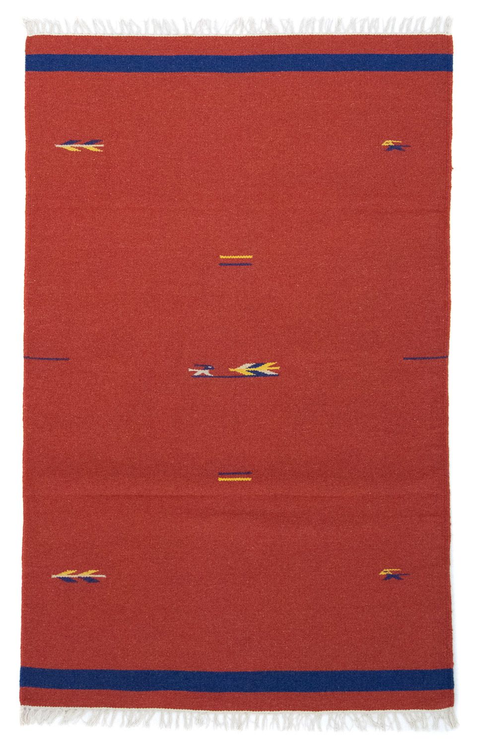 Alfombra Kelim - Tendencia - 180 x 120 cm - rojo