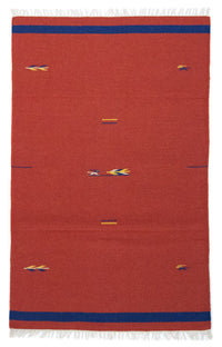 Alfombra Kelim - Tendencia - 180 x 120 cm - rojo