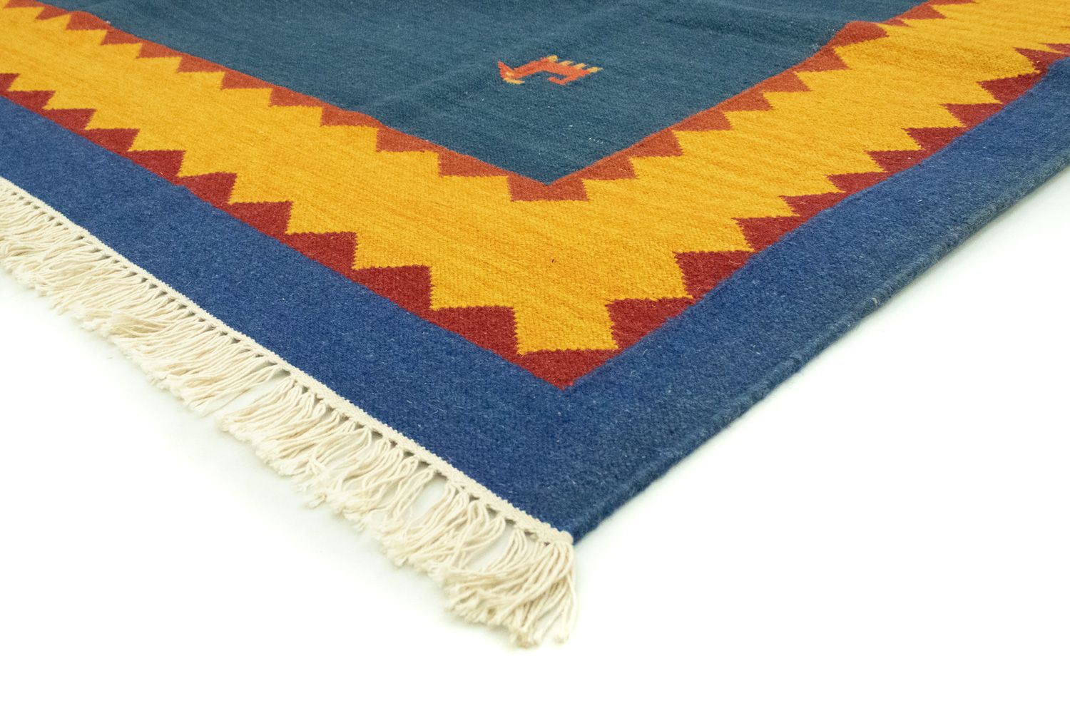 Alfombra Kelim - Tendencia - 300 x 200 cm - azul
