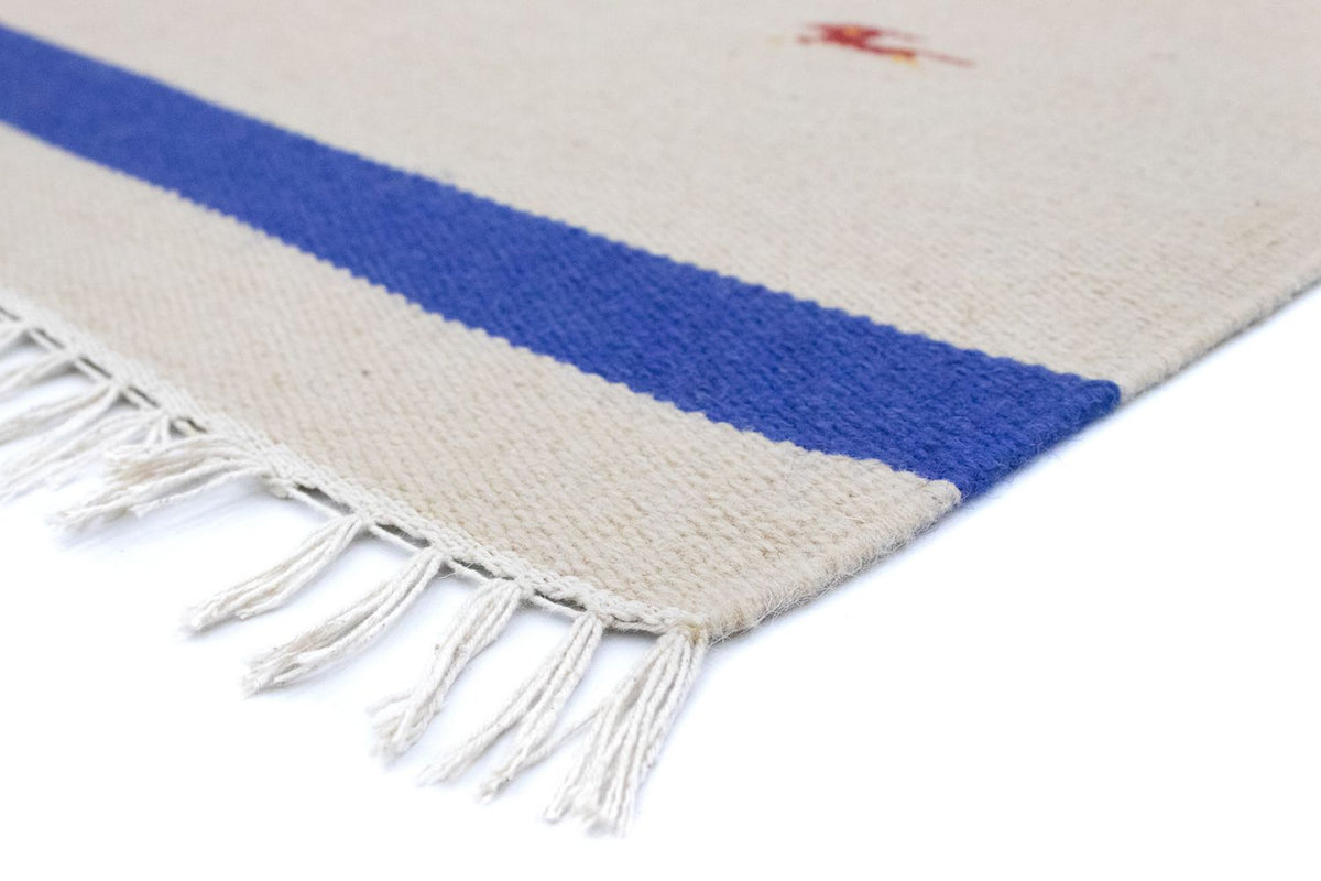 Alfombra Kelim - Tendencia - 180 x 120 cm - beige