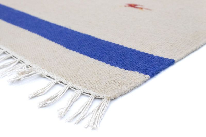 Alfombra Kelim - Tendencia - 180 x 120 cm - beige