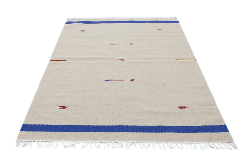 Alfombra Kelim - Tendencia - 180 x 120 cm - beige