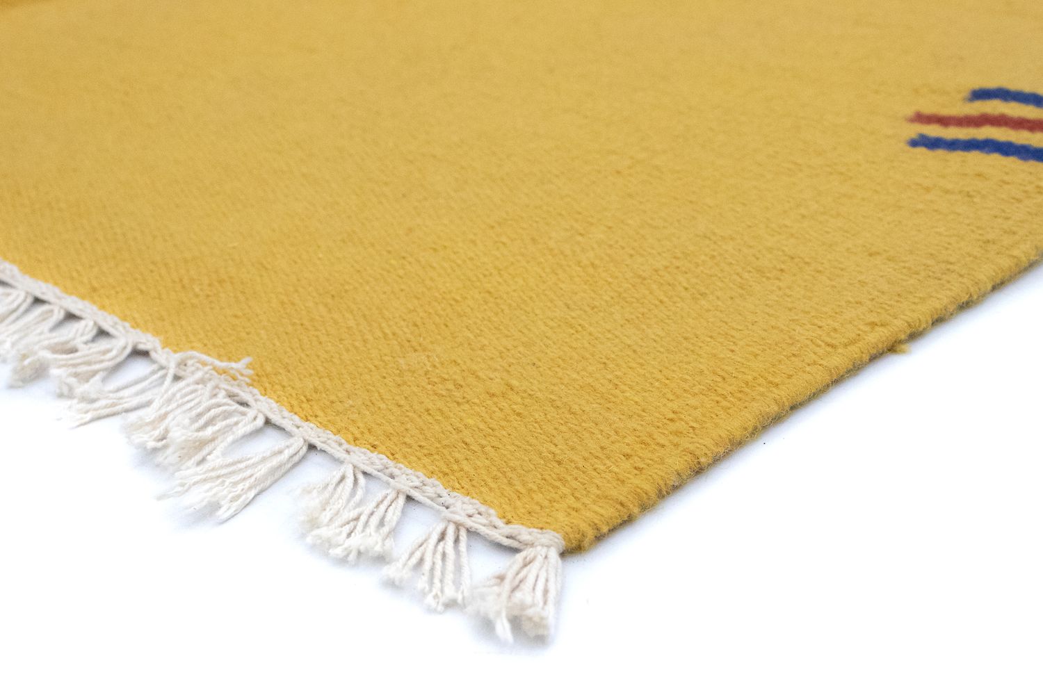 Alfombra Kelim - Tendencia - 200 x 140 cm - amarillo