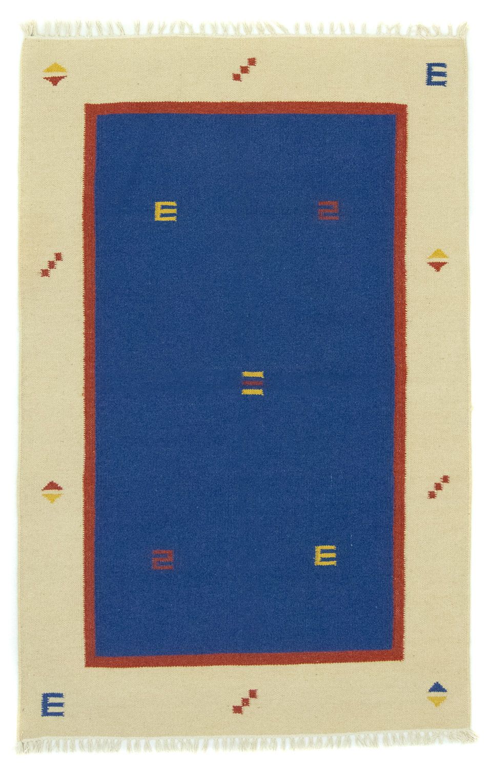 Alfombra Kelim - Tendencia - 180 x 120 cm - azul