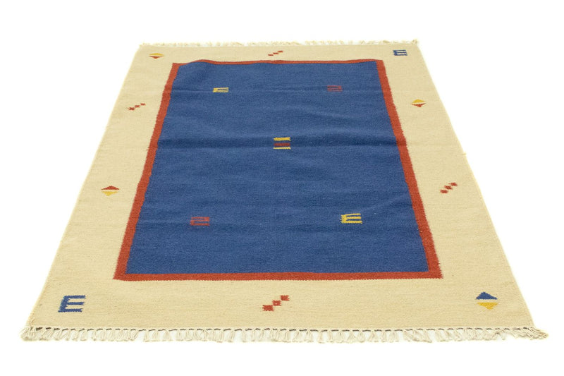 Alfombra Kelim - Tendencia - 180 x 120 cm - azul