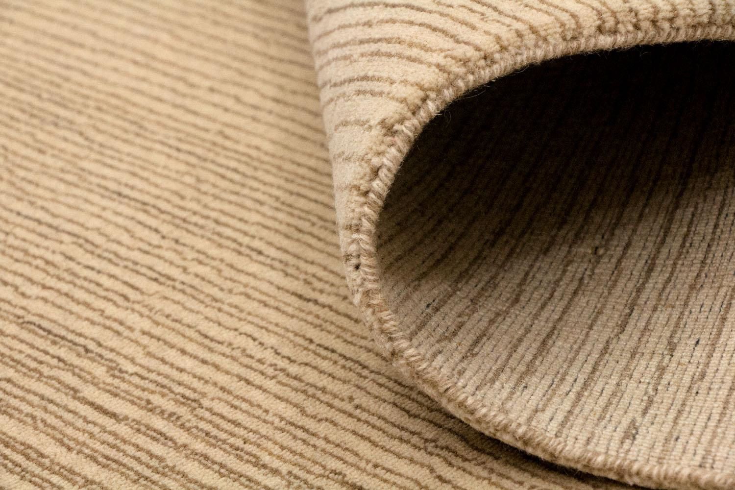 Alfombra de lana - 178 x 118 cm - beige