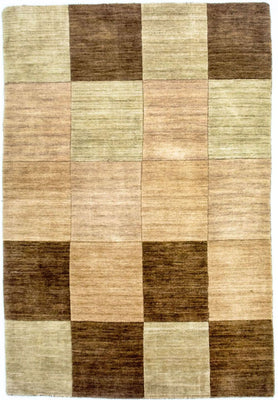 Alfombra de lana - 180 x 126 cm - multicolor