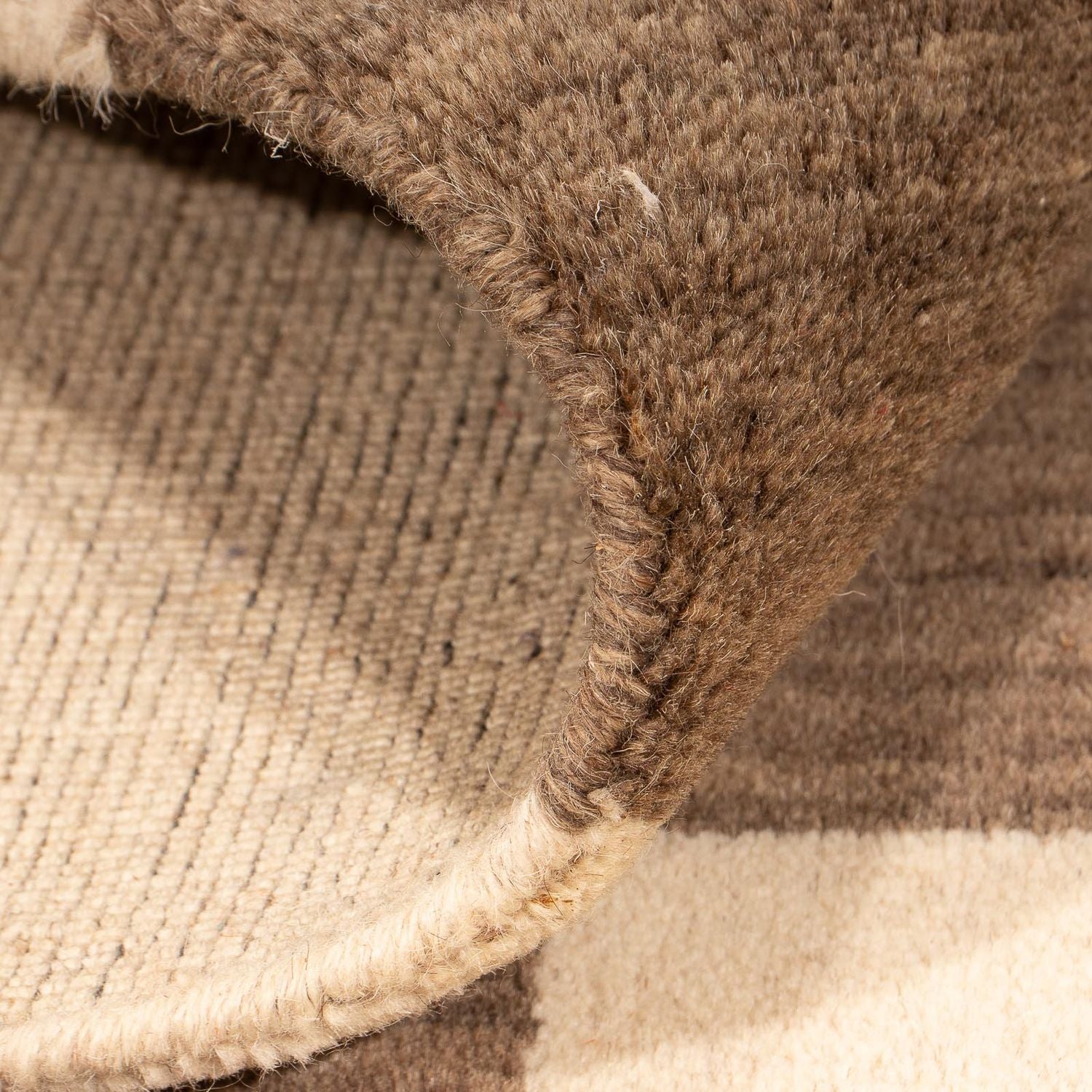 Alfombra Gabbeh - Loribaft Softy - 177 x 120 cm - beige