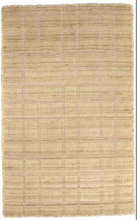 Alfombra de lana - 89 x 55 cm - beige