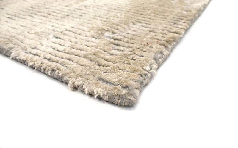 Alfombra de viscosa - 95 x 65 cm - beige