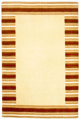 Alfombra de lana - 177 x 116 cm - beige