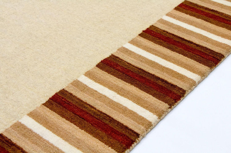 Alfombra de lana - 177 x 116 cm - beige