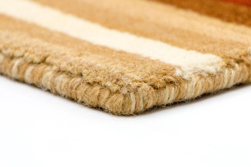 Alfombra de lana - 177 x 116 cm - beige