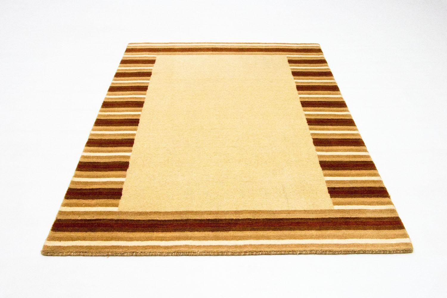 Alfombra de lana - 177 x 116 cm - beige