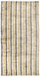 Alfombra de viscosa - 180 x 94 cm - multicolor