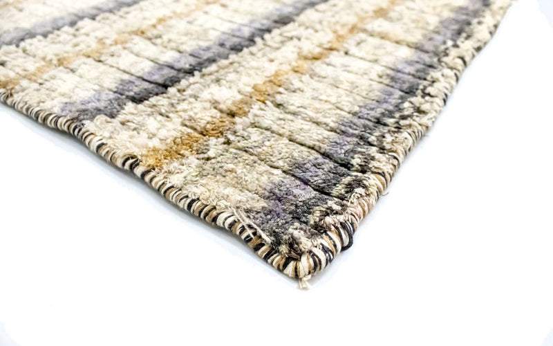 Alfombra de viscosa - 180 x 94 cm - multicolor