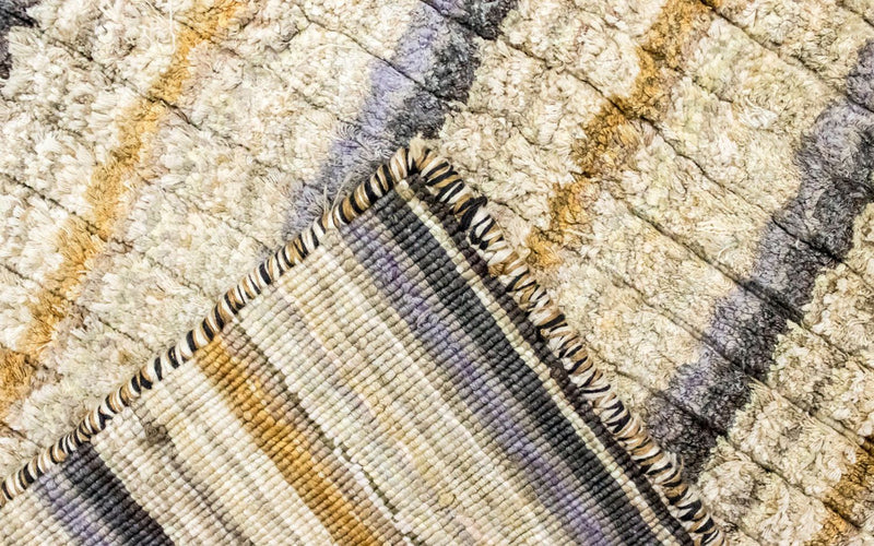 Alfombra de viscosa - 180 x 94 cm - multicolor