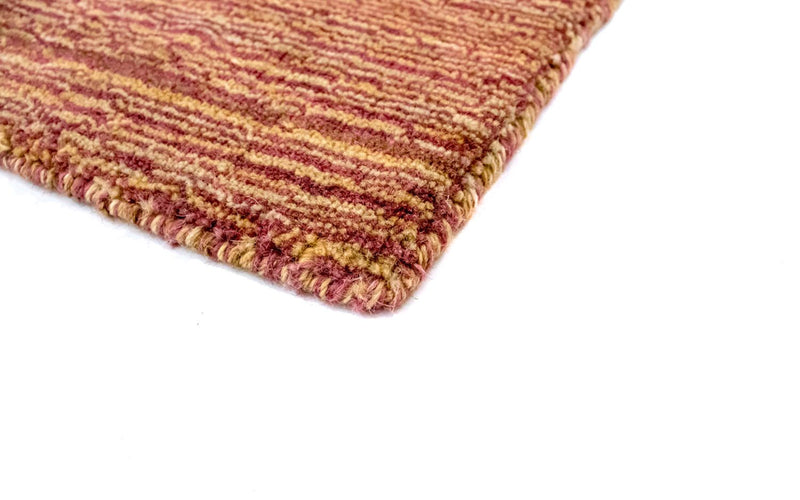 Alfombra de lana - 136 x 72 cm - marrón