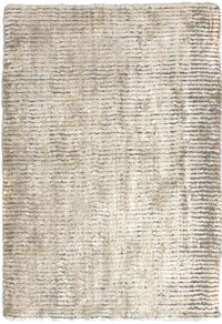 Alfombra de viscosa - 95 x 66 cm - beige