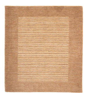 Alfombra Gabbeh - Loribaft Softy - 117 x 91 cm - marrón claro