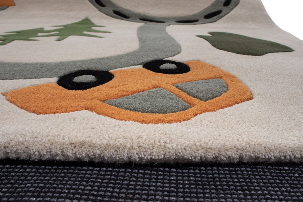 Calle de Juegos Pueblo Alfombra Infantil