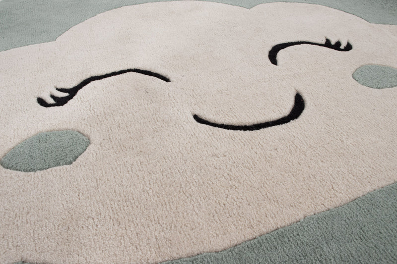 Nube Alfombra Infantil Redondo