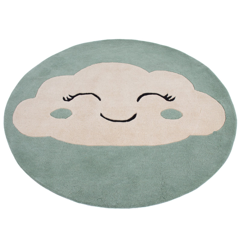 Nube Alfombra Infantil Redondo