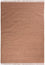 Alfombra Kelim - Tendencia - 200 x 140 cm - marrón claro